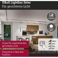 Paulmann LED-railspot URail 10 W LED Chroom (mat)