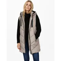 JDY Bodywarmer 'JDYSkylar' lichtgrijs / zwart