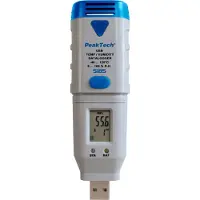 Peaktech 5185 - usb datalogger - temperatuur - vochtigheid - 32000 meetpunten