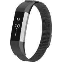 IMoshion Milanees magnetisch bandje voor de Fitbit Alta (HR) - Maat M - Zwart