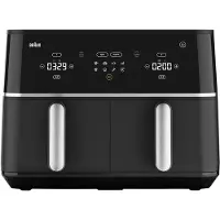Braun TwinCook 5 TD5030IBK - Dubbele Airfryer - 10 L - 2x5L Vaatwasbestendige Lades - 2400 W