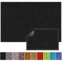 Floordirekt Deurmat - Droogloopmat - Schoonloopmat - Rhine - Zwart - 90 x 600 cm