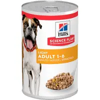 Hill's Pet Nutrition Science Plan - Adult Light - Medium - Blik