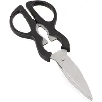 Leifheit Sterling schaar - keukenschaar - huishoudschaar - incl. flesopener - rvs - zwart