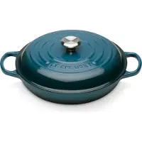 Le Creuset Campagnard Signature 'Deep Teal' ø26cm / 2.2L