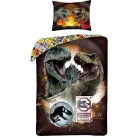 Halantex SP. z.o.o. Beddengoedset 140x200, Jurassic World Dominion, T-REX dinosaurus