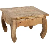 Invicta Massieve salontafel OPIUM ANTIQUE Bijzettafel van natuurlijk mangohout 60 cm - 38638
