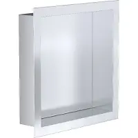 Boss & Wessing Inbouwnis Colorato 30x30x10 cm Geborsteld RVS