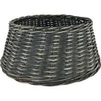 Spies Online Rattan kerstboomrok ø 65 x 26 cm zwart