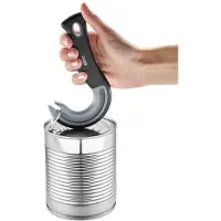 GEFU PULLTO Blikopener voor Treklip Blikken – Ergonomische J-vorm – Vaatwasserbestendig – 15,5 cm