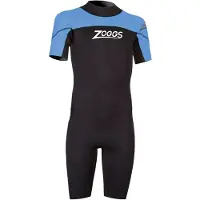 Zoggs Sea Ranger 1.5 Mm Short Sleeve Junior Neoprene Wetsuit Zwart 10 Years Jongen