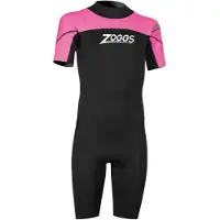 Zoggs Sea Ranger 1.5 Mm Junior Short Sleeve Shorty Zwart 6 Years Meisje