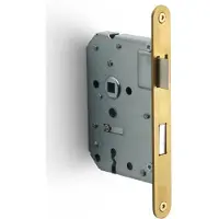 Formani Basics LBLA-N56 klavier/sleutel deurslot afgerond - PVD mat goud