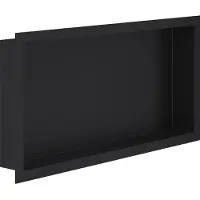 Boss & Wessing Inbouwnis BWS Colorato 30x60x7 cm Mat Zwart