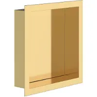 Boss & Wessing Inbouwnis BWS Colorato 30x30x7 cm Geborsteld Goud