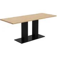 STILVORA Eettafel - Uitschuifbaar Voor 4 Tot 8 Personen - Rechthoekig Voor Eetkamer En Keuken - MDF - Naturel - 140-180x70 Cm