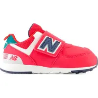 New Balance Kids Sneakers 574 met klittenband rood (21), Plat, Casual, kinderkleding NW574V2