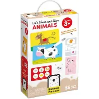 Banana Panda Laten we dieren tekenen en wissen 3+