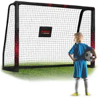 Neo-Sport Voetbaldoel 180 x 120 x 60 cm NS-463 zwart en rood