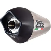 Gpr Exhaust Systems Gpe Anncf Moto 700 Cl-x Adv 22-24 Ref:e5.cf.14.gpan.to Titanium Slip On Gehomologeerde Uitlaatdemper