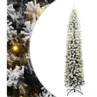 vidaXL - Kunstkerstboom - Groen - 180 - cm - PVC - en - Staal - en - Kunststof