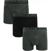 Björn Borg Boxers 3Pack Groen | Donkergroen | Maat XL