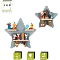 Boarti Houten ster kinderplank Toniebox figuren wandplank Tonies