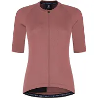 Rogelli Essential II Dames Korte Mouw Fietsshirt - Lange Rits - Roze