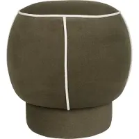 White Label Poef Marina Stool Green