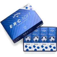 Callaway ERC Soft 2025 White Truvis Blue 12 Golfbal