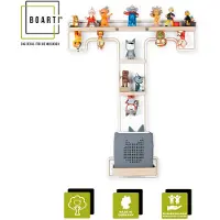 VCM Houten letter T kinderplankje Toniebox figuren wandplank Tonies muziekdoosje