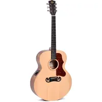 Sigma guitars GJME Natural Satin elektrisch-akoestische westerngitaar