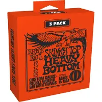 Ernie Ball 3215 Skinny Top Heavy Bottom 10-52 3 Pack