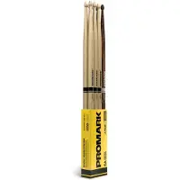 Promark Rebound 5A Hickory Acorn Wood Tip FireGrain Bonus 4 Pack