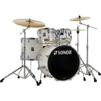 Sonor AQ1 22 5pc Drum Kit w/Hardware Piano White