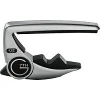 G7Th Performance 3 Classical Silver capo voor klassieke, flamenco en 7- en 8-snarige gitaren