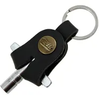 Tackle Instrument Supply Co . Drum Key with Leather Case Black
