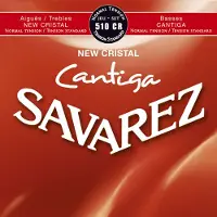 Savarez snarenset klassieke gitaar - 510-CR - New Cristal trebles Cantiga basses normal tension
