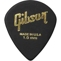 Gibson MODERN GUITAR PICKS 6 PACK BLACK 1.0MM GUITAR PICKS