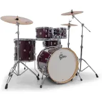 Gretsch drums Gretsch Catalina Maple 22 5pc With Istanbul Xist Cymbals Hardware & Throne Purple Gloss