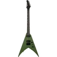 Spira Guitars V-400 MGR Satin Dark Green elektrische gitaar