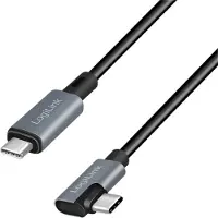Logilink CU0183 USB-kabel USB 2.0 2 m USB C Zwart, Zilver