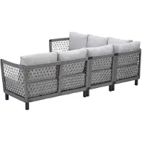Garden Impressions Oliver loungeset 4-delig - donker grijs