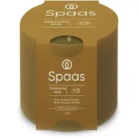 Spaas Geurkaars Essential Collection Shimmering Smile Beige 55 Uur D 10 H 10 Cm