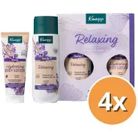 Kneipp 4x Geschenk set Relaxing Moments (1 x 200 ml + 1 x 75 ml)