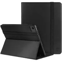 Rosso Element Hoes Geschikt voor Apple iPad Air 13 (2024/2025/2026) | Book Case | Volledige bescherming | Elastische band | Sleep/Wake functie | Met Penhouder | Verstelbare standaard | Zwart