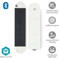 Nedis Gordijnrobot | Kabelsysteem | Bluetooth | Wit