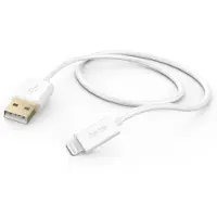 Hama USB-A Naar Lightning kabel - geschikt voor iPhone/iPad - Gecertificeerd - USB 2.0 - 480Mbps - 150cm - Wit