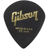 Gibson MODERN GUITAR PICKS 6 PACK BLACK .73MM GUITAR PICKS