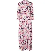 Y.A.S Blousejurk 'YASSavanna' camel / donkerblauw / rosa / wit